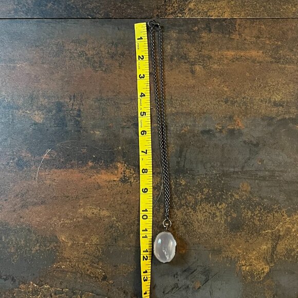 Star Rose Quartz Necklace/Reversible Spinning Amulet by Query Eve - Picture 10 of 11